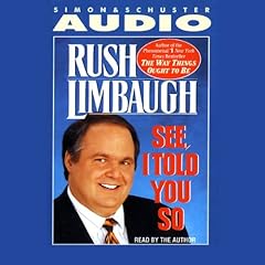 See I Told You So Audiolibro Por Rush Limbaugh arte de portada