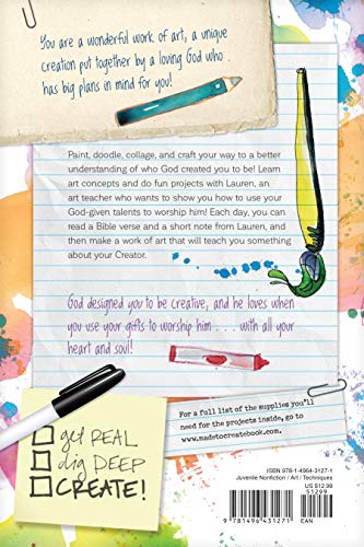 Made to Create with All My Heart and Soul: 60 Worship-through-Art Devotions for Girls - Image 2