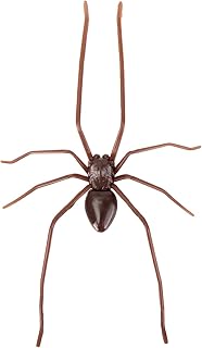 Imanes Nevera Araña 3D, Iman Araña Realistas Regalo de Broma para Nevera Puerta de Garaje Pizarra Cocina Interior Exterior Calcomanías Magnéticas(Marrón)