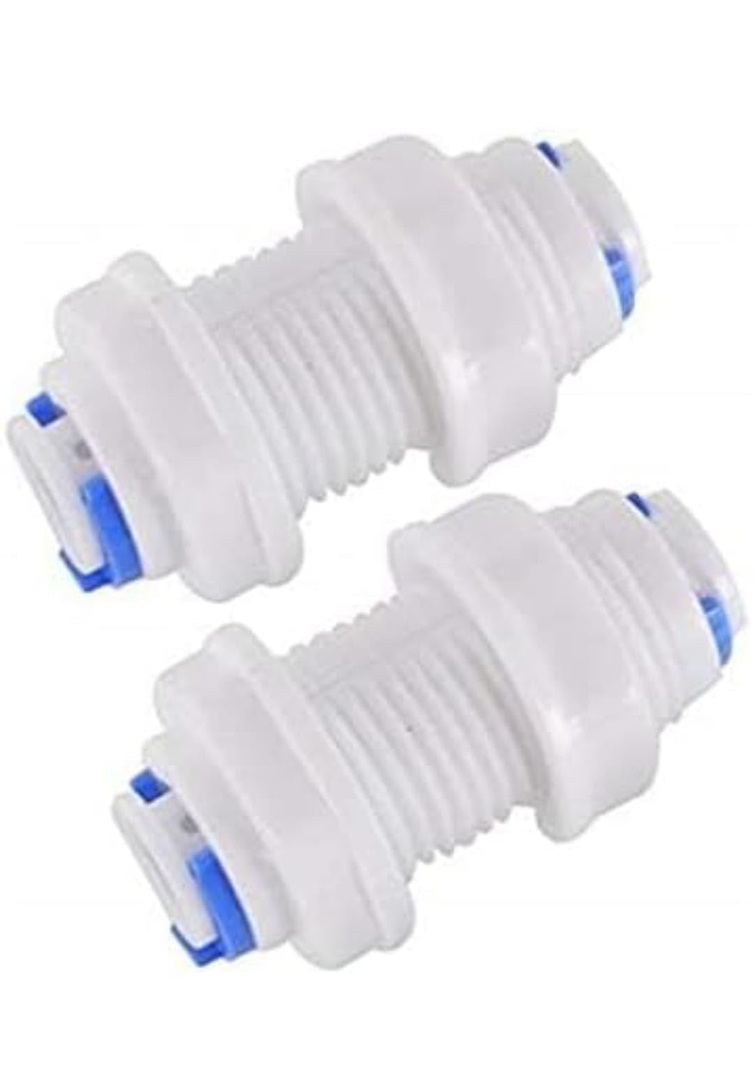 RO BULK HEAD Cabinet Body Connector 1/4 inch.(2 Pieces) Suitebel for All Type of RO Models-image-42
