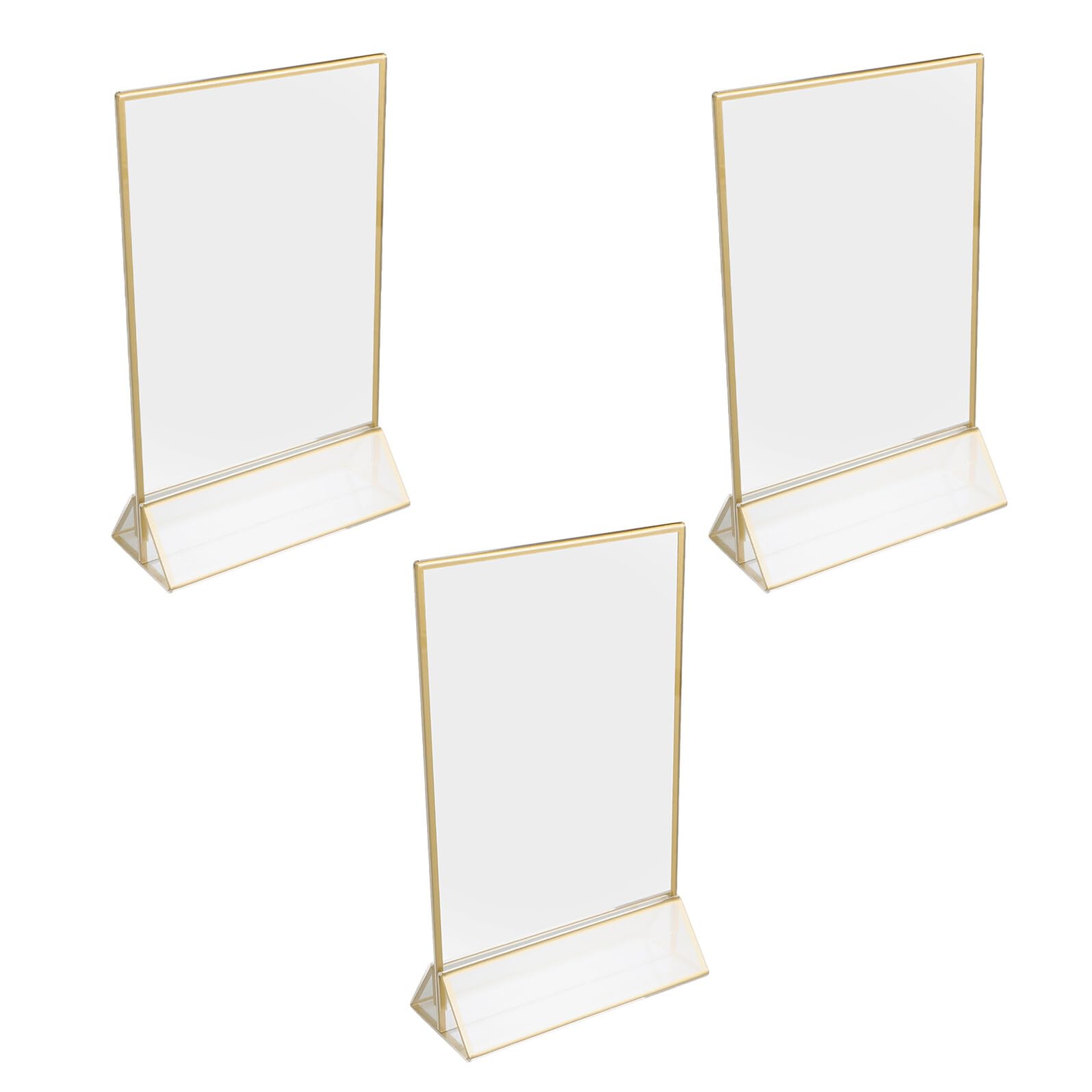 Table de Présentation Acrylique POPETPOP en lot de 3 pièces transparentes - 8