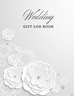 Gift Log Book Wedding: Gift Log Book Wedding Organizer | Bridal Shower Gift Record Book | Bridal Memory Book | Present Receipt log | Keepsake for Bridal Shower, Wedding Party