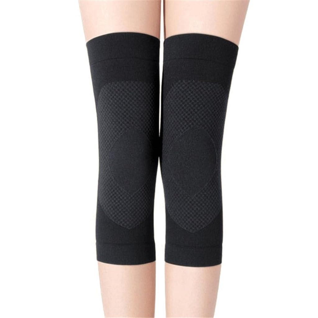 Knee Pads Diamond Heating Fiber Warm Old Cold Legs for the Elderly