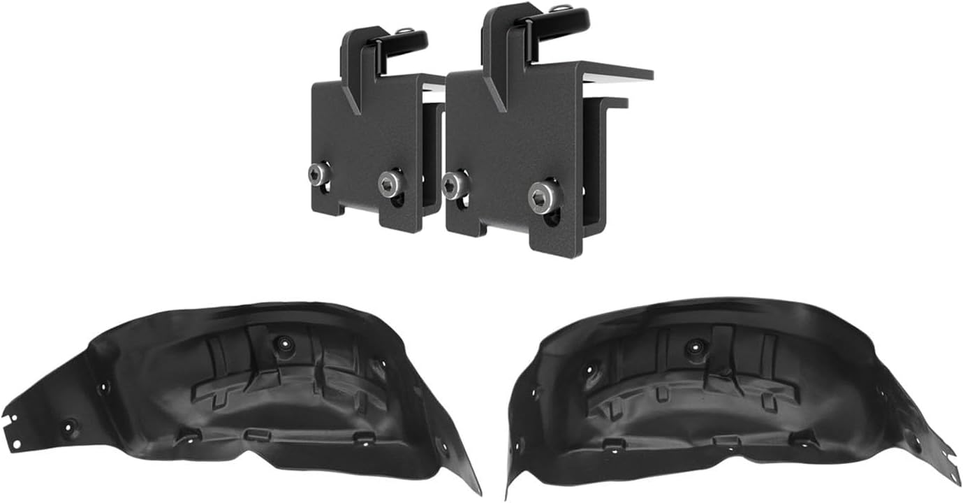 Mounting Clamps Compatible with 2019-2025 Chevy Silverado 1500 Rear Wheel Well Guard Camper Shell Clamp Replacement for 2019-2025 Chevy Silverado Accessories