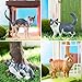 EYSCOTA 12PCS Cat Figurines, Plastic Cat Figures Realistic Kitten Toys, Cat Cake Toppers Easter Egg Birthday Gift for Kids & Children