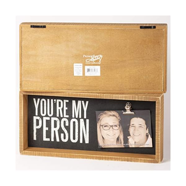 Primitives by kathy 37586 inset box photo frame youre my person  urban country home decor