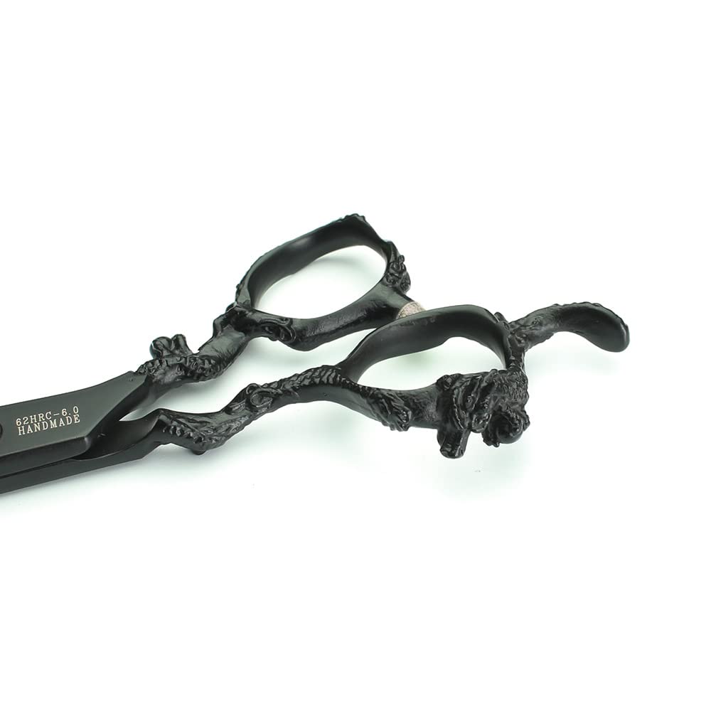 Tijeras de corte de pelo de 6/7 pulgadas, tijeras de corte de pelo de acero inoxidable (6 + 7 pulgadas, 3 piezas-B)