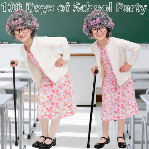 Disfraz de Abuela para Niñas 3-10 años Halloween miniatura 5