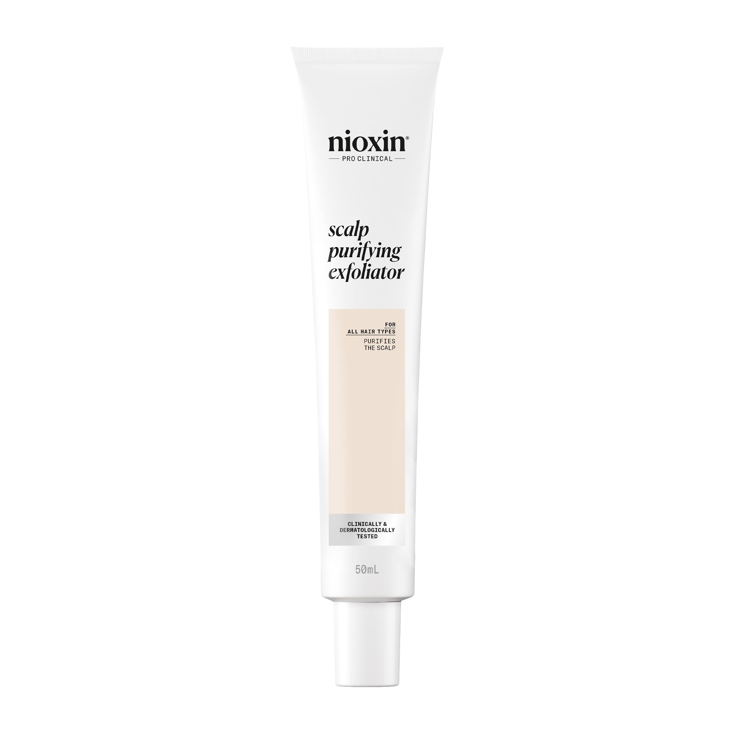 Nioxin Scalp Purifying Exfoliator - Trattamento Antiforfora Esfoliante per il Cuoio Capelluto - con Burro di Karité e Olio di Menta Piperita (50ml)