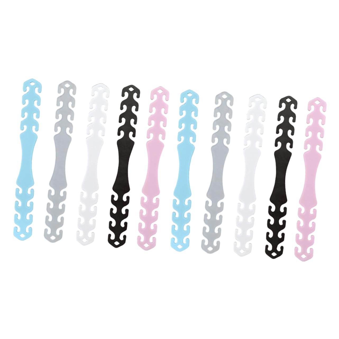 Generic Mask Making Kit 10pcs Mask Rope Adjustment Hooks Ear Mask Extender Mask Band Buckle Mask Accessories Set