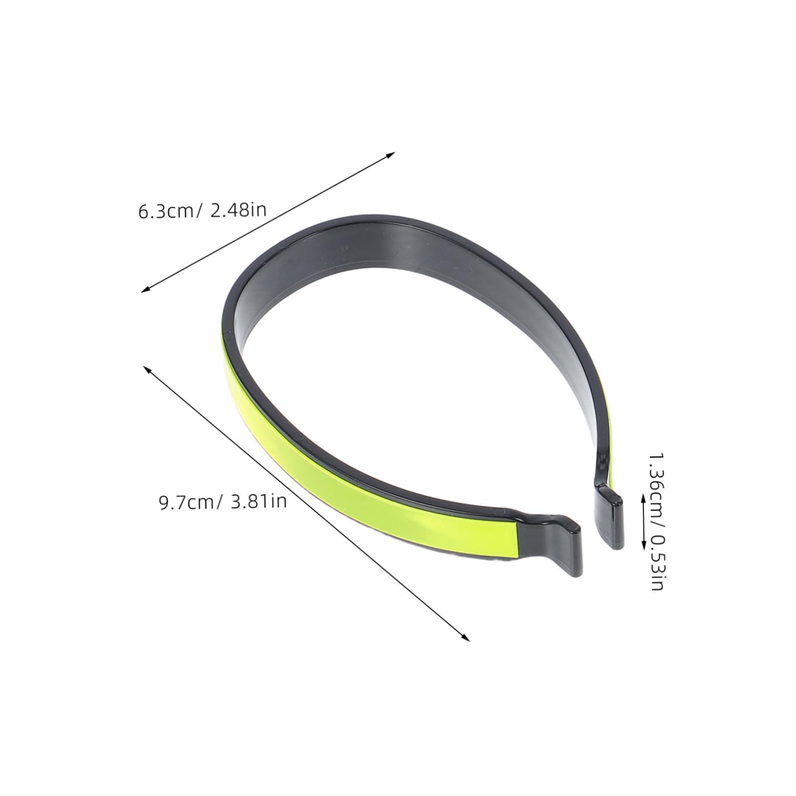 VICASKY 4pcs Reflective Cycling Trouser Clips Ankle Safety Bands for Enhanced Night Visibility Lightweight Outdoor Bike Gear for Riding Fishing