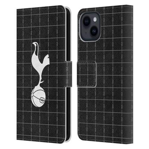 Head Case Designs Officially Licensed Tottenham Hotspur F.C. Away 2025/26 Badge Kit Leather Wallet Case Compatible With Apple iPhone 15
