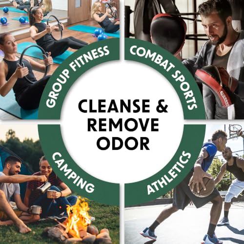 Image of Wipex Gym Cleaning Wipes Bundle - Get (1) 400ct Lemongrass Surface Wipes & (1) 225ct Body Cloths for After Workout, Plant-Based Fitness Equipment Wipes, Clean Surfaces & Mats and Peloton Bike