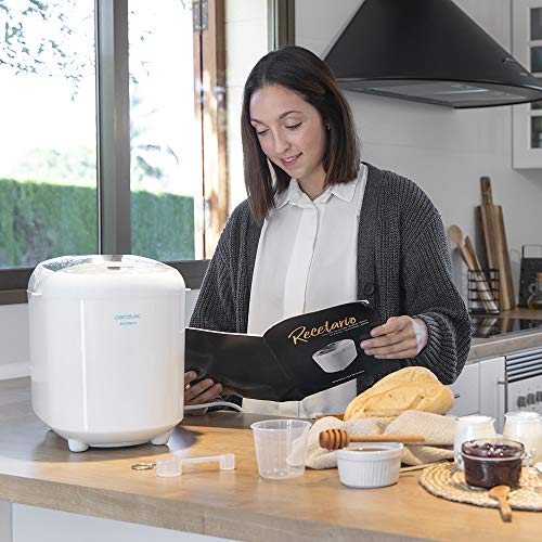 Cecotec Machine à Pain Bread&Co 1000 Delicious. Pains jusqu'à 1 kg 19 Programmes Automatiques 15 Heures Programmables Cuve qui convient pour un nettoyage au lave vaisselle - vue 6