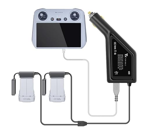Coyktonty Battery Charger Car Charger for DJI Mini 4...