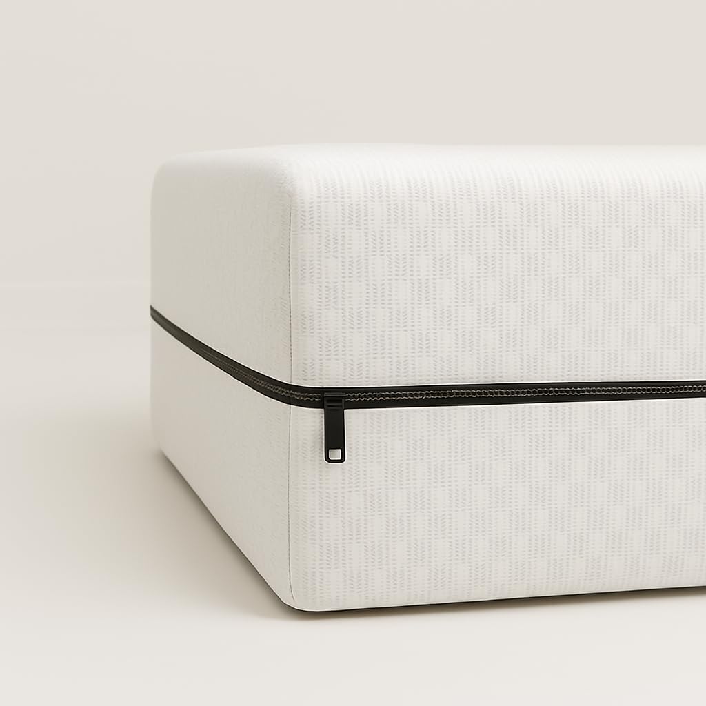 Comfy Line - Colchón individual de 95 x 190 cm de espuma viscoelástica de 20 cm de altura. A 7 Zonas Diferenciadas Ortopédico. Forro de algodón fresco y transpirable. Fabricado en Italia