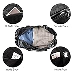 Weekender Overnight Bag Carry On Bag Travel Bag with Shoe Pouch - Image 3
