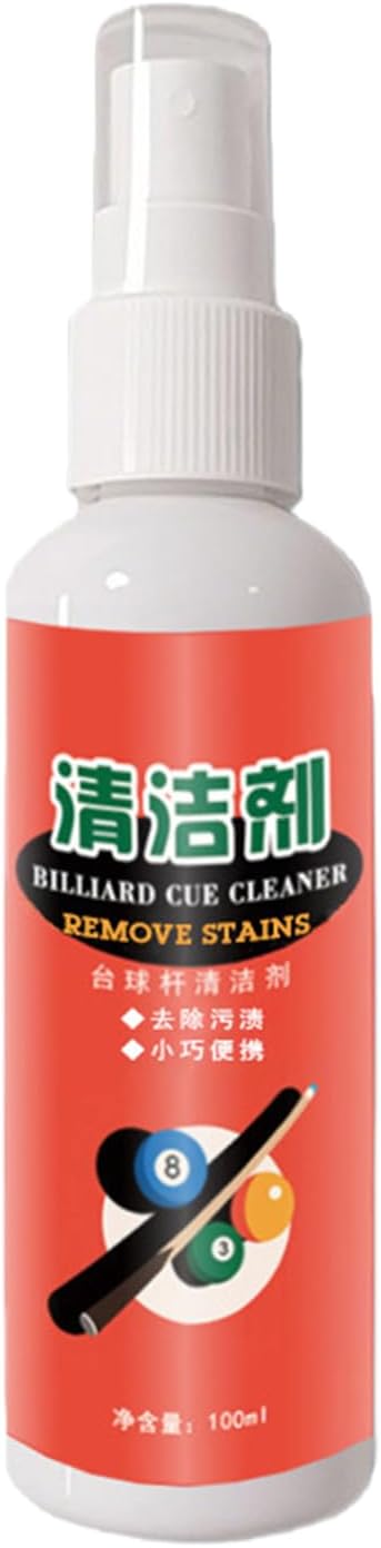 Billiard Cue Cleaner 100ml Deep Scratch Remover | Cue Shaft Cleaning Spray for Players Enthusiasts Beginners Home Club Daily Travel Party