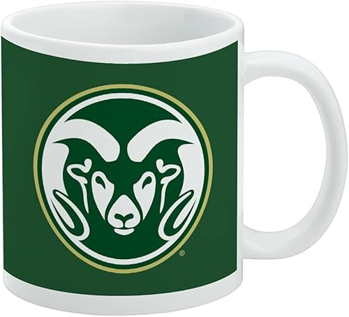 Vista 441 de Taza de cerámica con el logotipo principal de la Universidad de St. John, taza de regalo novedosa para café, té y bebidas calientes, 11oz, blanca