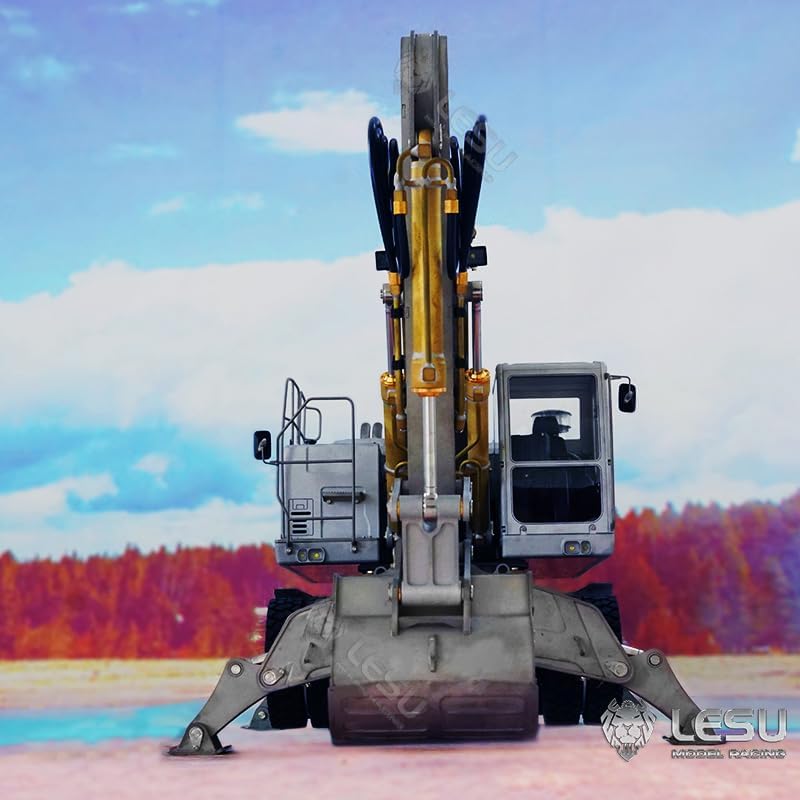 Toucan RC Hobby 1/14 LESU RC Model Metal Hydraulic Aoue ET30H Wheeled Excavator Pump Valve Light