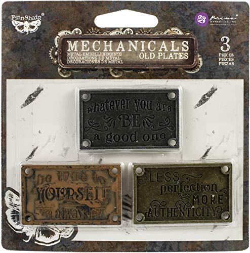 Prima Marketing Finnabair Mechanicals Set Old Plates - 3 pcs
