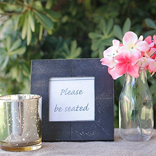 Just Artifacts 4-Inch Speckled Mercury Glass Votive Candle Holder (1Pc, Gold) #TOP1