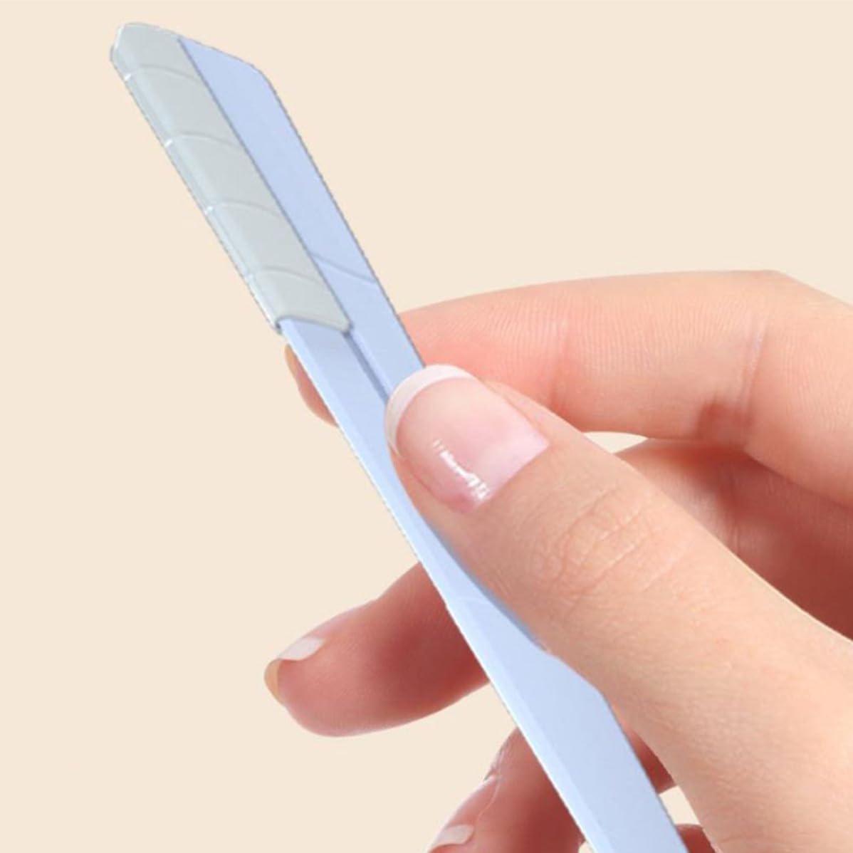 Eyebrow Trimmer Tools 6 Pcs Stainless Steel with Sliding Cover