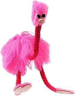 SAFIGLE Marionete De Avestruz Bichos De Pelúcia Infantis Para Marionete Engraçada De Avestruz De Pelúcia Animais Engraçados Bonitos Figura Desempenho Fantoche De Pelúcia Figura Artesanal