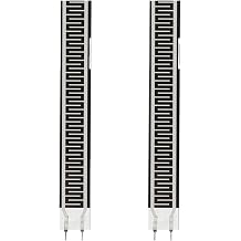 2Pcs RP-L-110 Pressure Sensor, 0.01s Response Flex Sensor, Thin Film Force Sensor, 1000g Force Sensitive Resistor for Sensing Forces from 20g to 10kg and Above