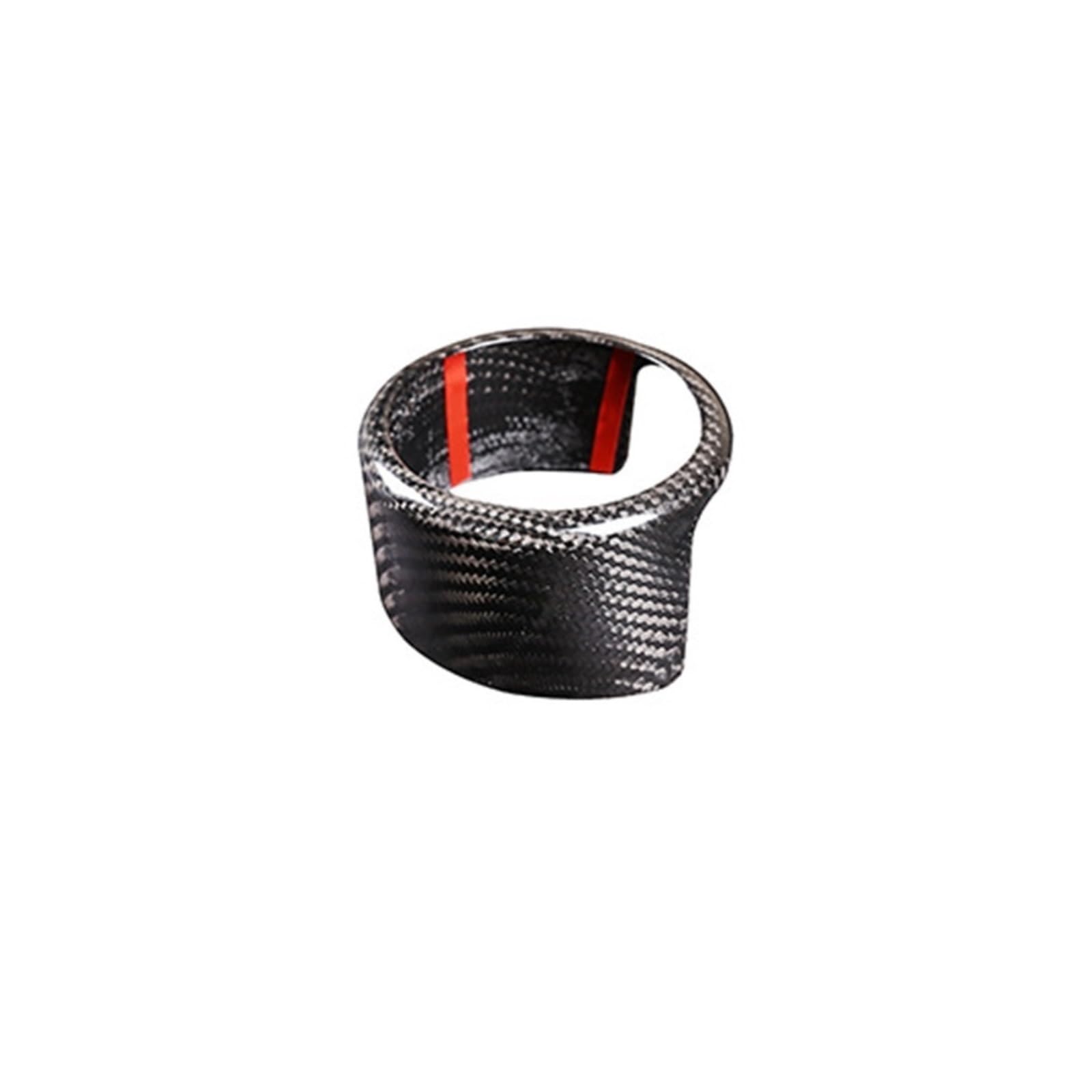 QBKGMEWCA Car Grille Emblem Interior Trim Modification Accessories Compatible for Alfa Romeo Stelvio Real Carbon Fiber(Type1)