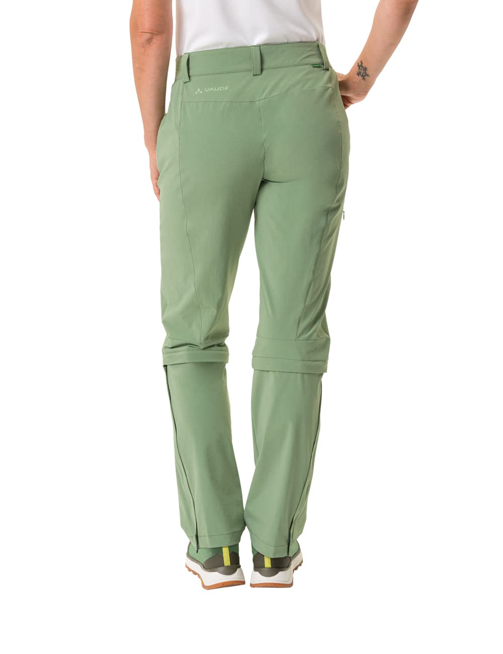 VAUDE Damskie Spodnie Farley Stretch Capri T-zip II - Spodnie Kobiety