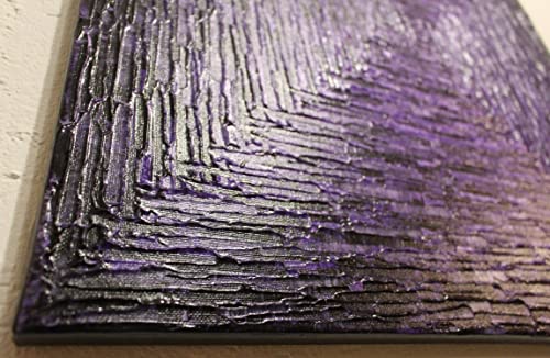 Tableau au couteau violet pour accorder sérénité et harmonie à vos murs - 6