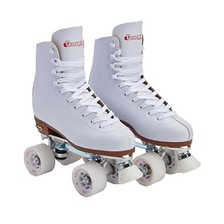Chicago Patins Quad com Forro de Couro Branco