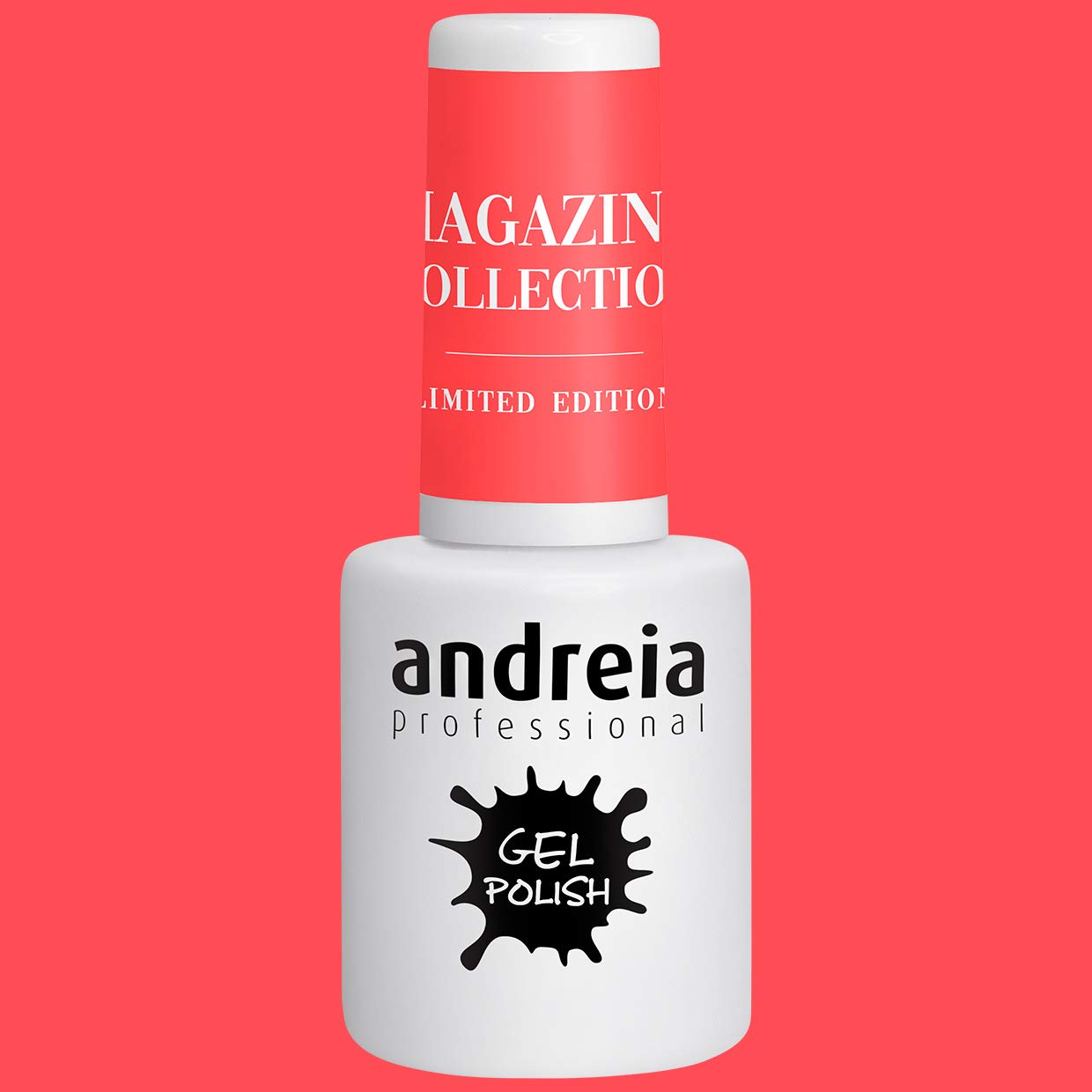 Andreia Pintauñas Semipermanentes – Esmalte Semipermanente Profesional para Uñas de Gel - Manicura con Brillo Intenso que Dura Hasta 4 Semanas - Color MZ3 Coral Neón - 10,5ml — view 2