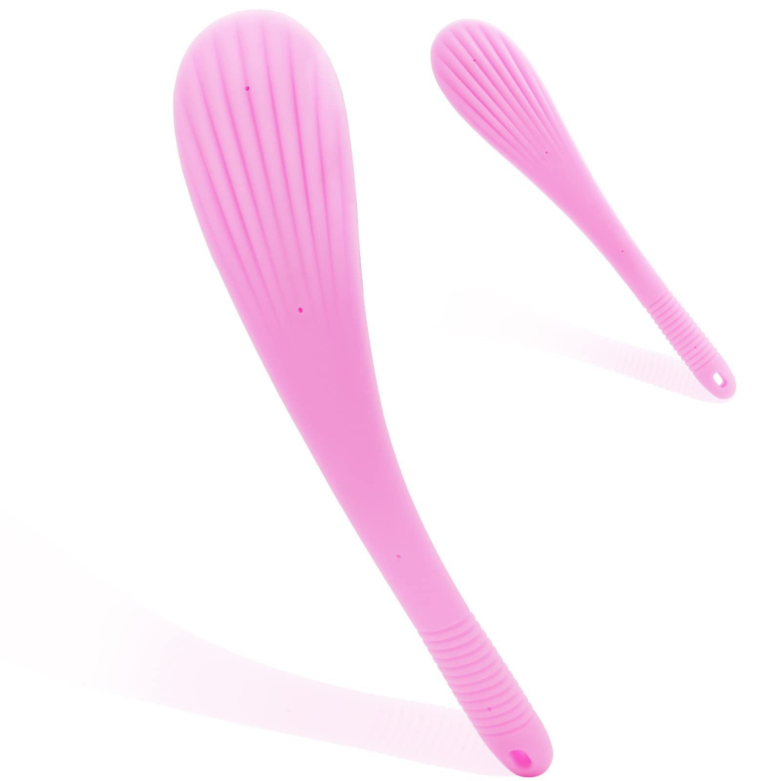 Spanking Paddle for Sex Play Rubber Shell Shaped Slapper Flexible & Firm Flirt Toy for SM Bondage Game Adult Couple for Men Women 14.17 inch TJIJP: Pink