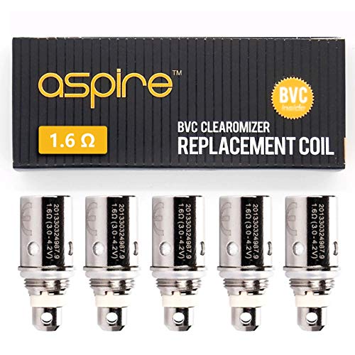Aspire BVC Clearomizer remplacement Coil TPD Conforme - (1.6ω)