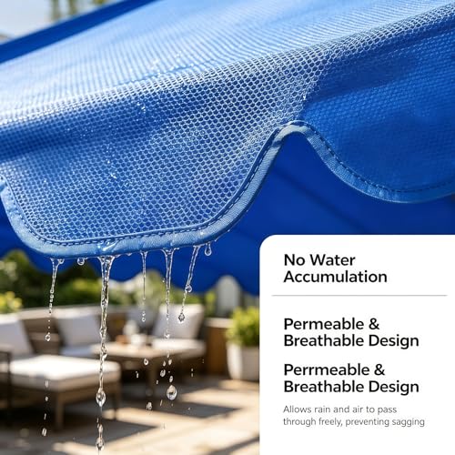 Toit de pergola rétractable blanc cassé 1xlm pour jardin - 4