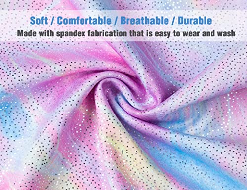Image of TENVDA Leotards for Girls Gymnastics One Piece Biketard(Multiple Colors) | Sparkly sleeveless unitards