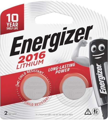 Energizer Brand Primary Lithium Batteries CR2016 BP2