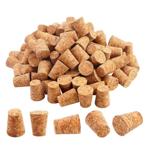 Owevvin 100 Pieces #7 Tapered Cork Plugs