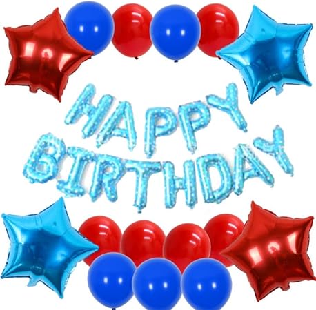 Amazon スパイダーマン誕生日 スパイダーマン キャプテンアメリカ バルーン 男の子 誕生日 ベビーシャワー 可愛い かっこいい スパイダーマンケーキ挿入カード 空気入れ バルーン接着剤 風船 バルーン おもちゃ