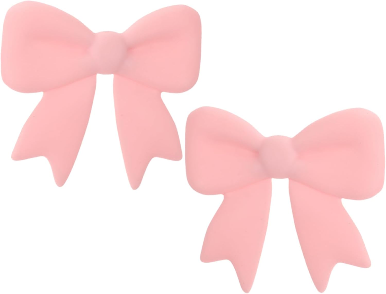 Headphone Decoration Bow Pink Silicone Earphone Bowknot Decor for Women Gamers Streamers Cheerleading Party Accessories
