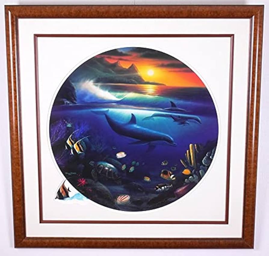 ジョン・ピトレー 「フリーダム」 直筆サイン有 マリンアート イルカ ジョン・ピトレー 「フリーダム」 直筆サイン有 マリンアート イルカ