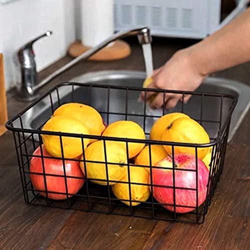 Cesto Organizador Multiuso Aramado Preto