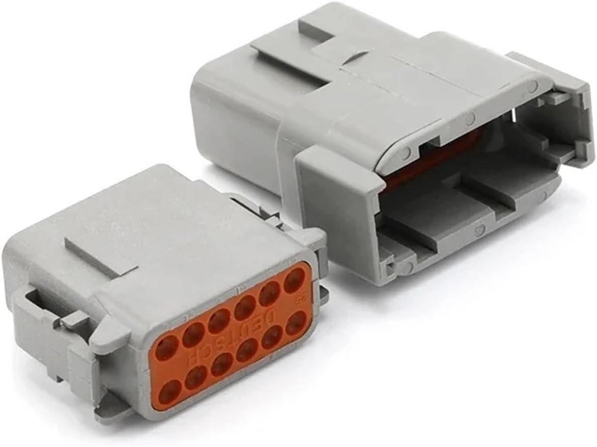 5/10/100 Sets DEUTSCH Connector DT/DTM/DTP/DT15/DT13 deutch connector male DT06-2S waterproof connector DT04-2P female plug(DT,5 SETS_6P)