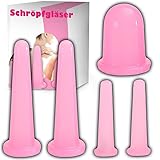 Retoo Juego de ventosas de silicona, color rosa