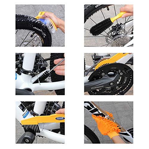 EASY BIG Portable Indoor Bike Racks Storage Adjustable - Gravity Bicycle Stand Garage with Bike Cleaning Tools Kit