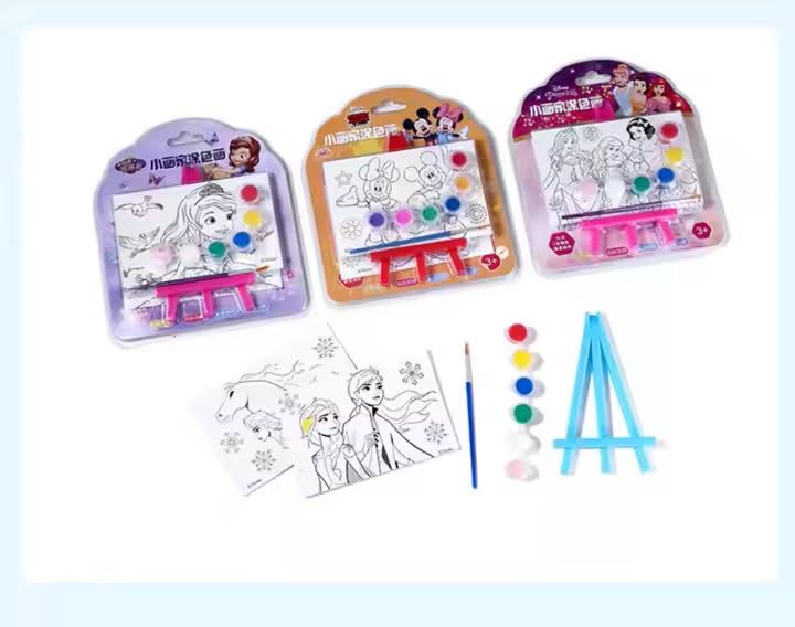 The Voila Company Water Color & Canvas Painting Set for Kids