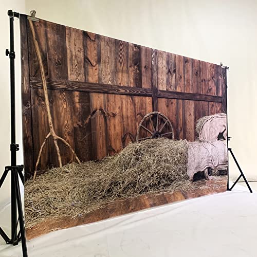 Fus 5X7Ft Latest Waterproof Cotton Polyester Photography Background Washable Christmas Backdrop Stable Backdrop Ft-4240 #TOP2