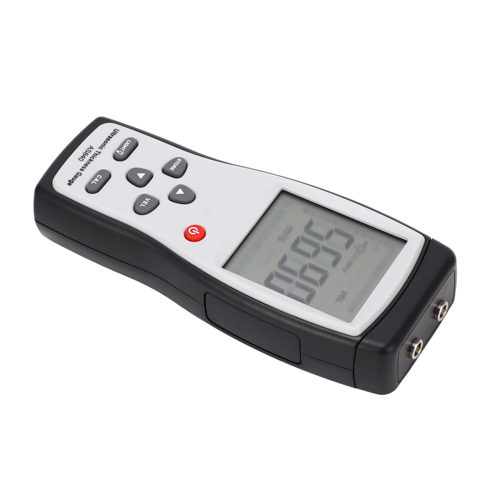 Hyuduo Medidor de Espesor Ultrasónico Digital AS840 para Metales Industriales de Acero, Plástico, Vidrio, Tubos de PVC, Rango de 1,2-225 Mm, Sonda de 5 MHz con Calibración Automática y Pantalla LCD